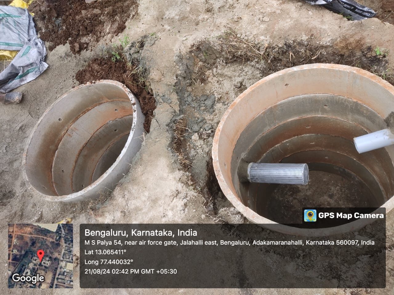 Ground water recharge structure