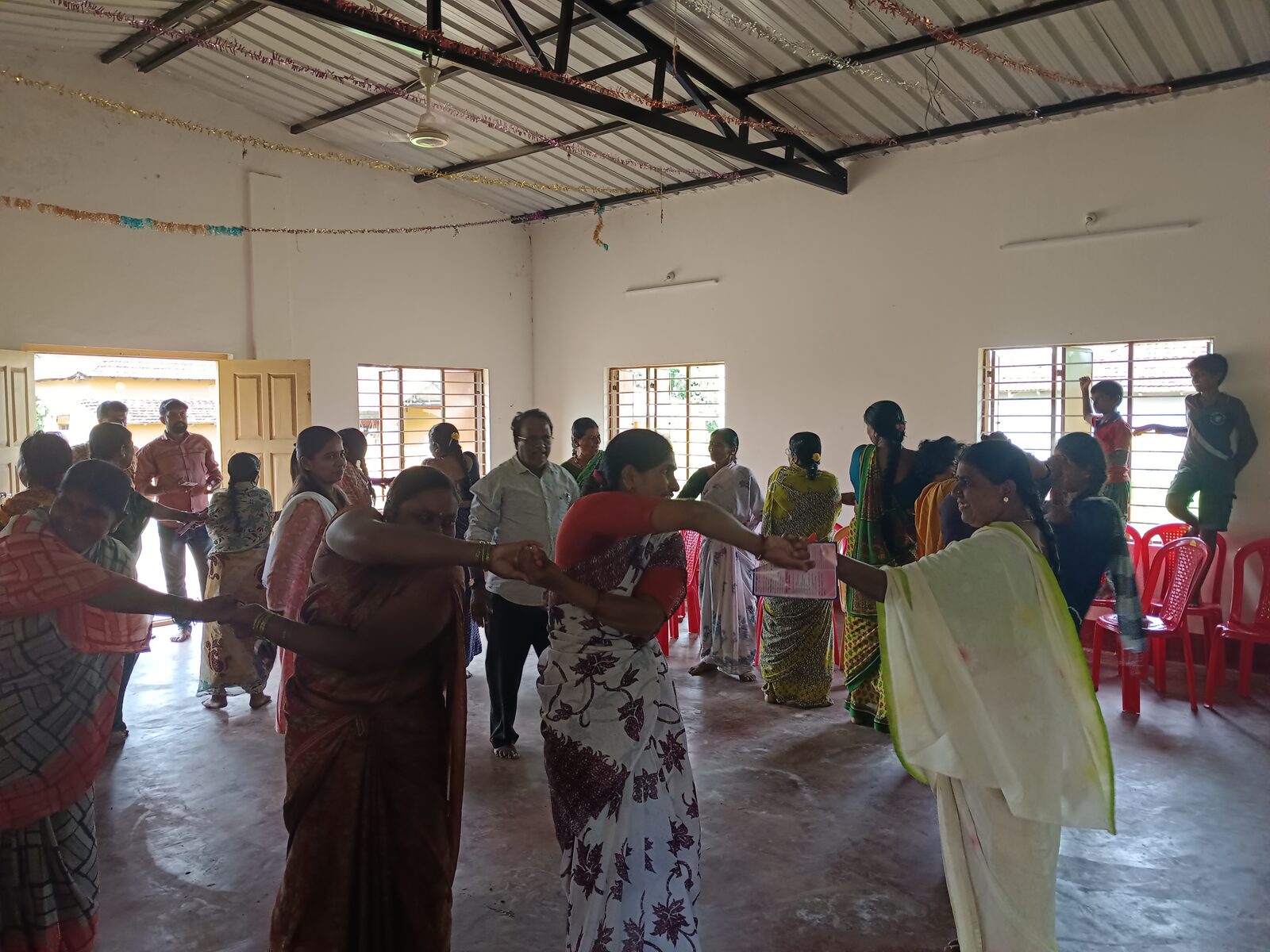 Distribution of training material